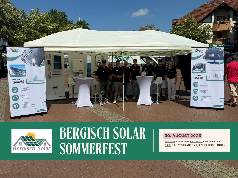 Bergisch Solar auf dem Klima Tag 2025 in Leichlingen